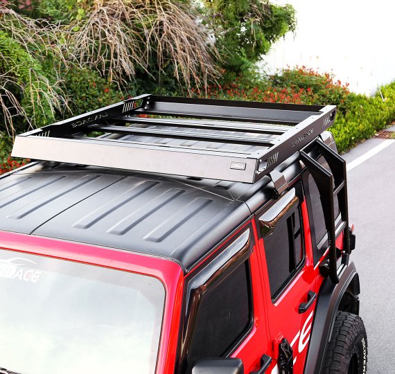 Jeep Wrangler Rubicon Roof Rack Basket - Ultimate Outdoor Gear Carrier