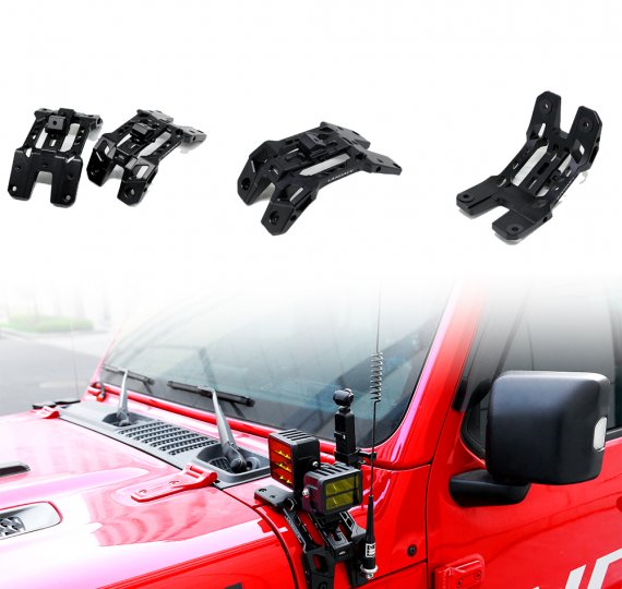 Upgraded Jeep Wrangler A-Pillar Bracket | Enhanced Durability and Functionality